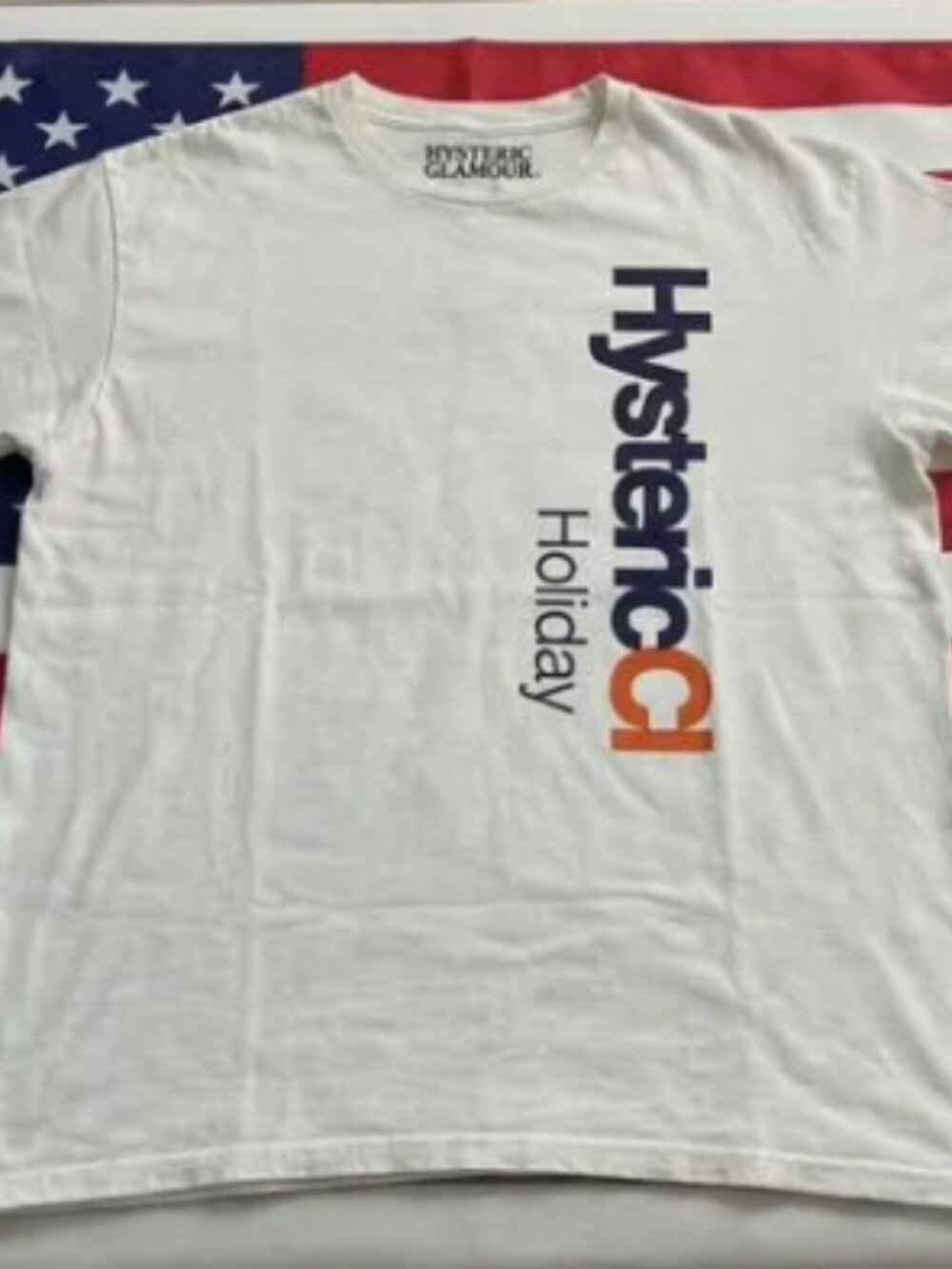 Hysteric Glamour Holiday Logo T-Shirt White